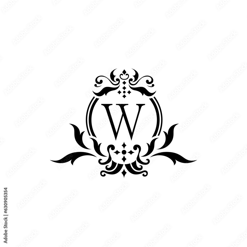 Royal Design Alphabet Logo W Royal Design Alphabet Logo W