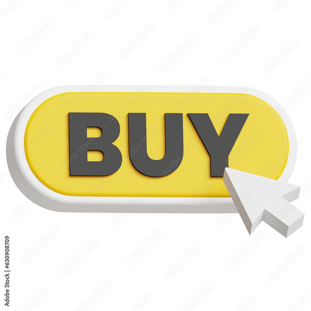 3D Buy Now Button Illustration 3D Buy Now Button Illustration
