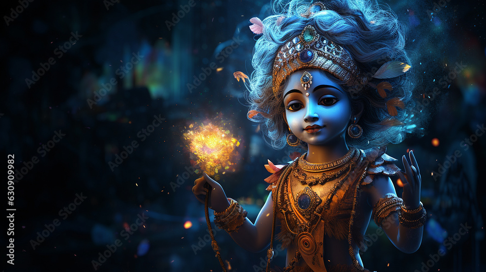 Janmashtami Special Lord Krishna AI Generated Image