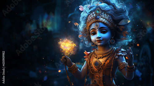 Janmashtami Special Lord Krishna AI Generated Image © NazneenFirdosh