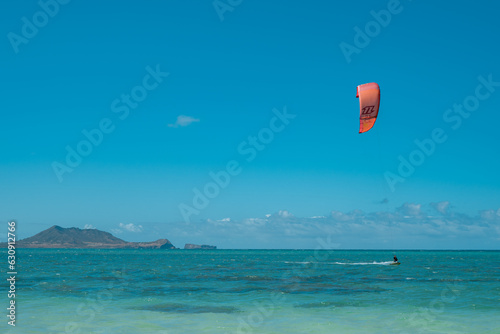 Lanikai Beach or Kaʻōhao Beach is located in Kaʻōhao, a community in the town of Kailua and on the windward coast of Oahu, Hawaii. 