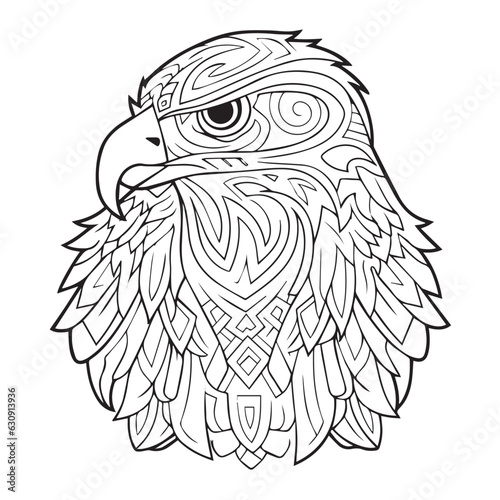 minimalist thin line abstract eagle drawing eagle illustration eagle vector work artistic eagle drawing editable e PS file suitable for printing