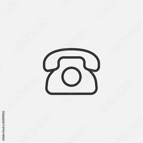 phone flat icon vector illustration