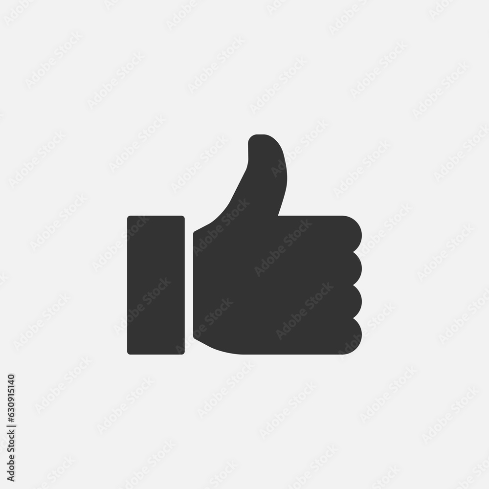 thumb up flat icon vector illustration thumb up flat icon vector illustration