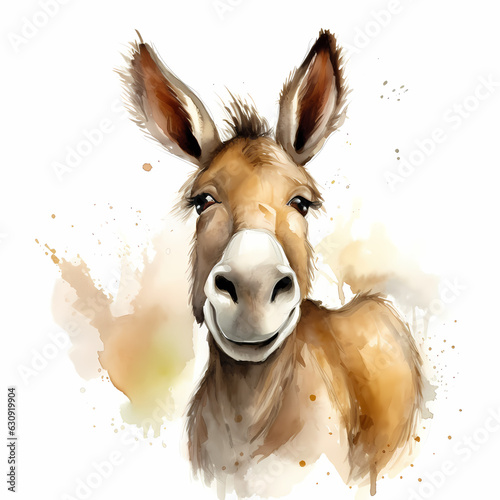 Donkey Water Color Design © The Last Word