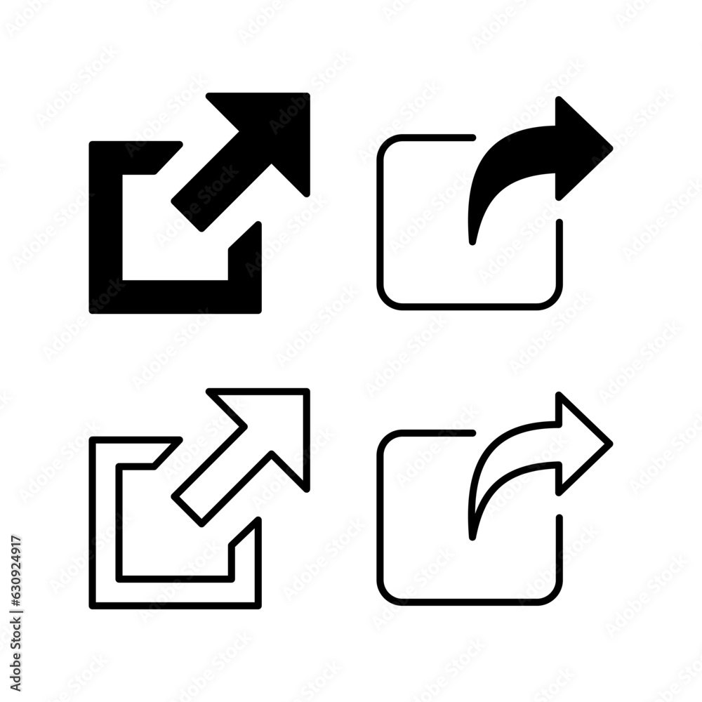 External link icon vector. hyperlink chain symbol. download, share, External link icon vector. hyperlink chain symbol. download, share,