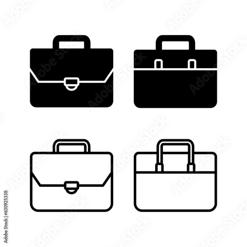 Briefcase icon vector. Portfolio vector icon. suitcase icon