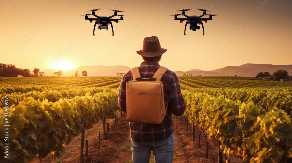 Horizon of Innovation: Smart Farming Drones Aiming Skyward, Embracing ...