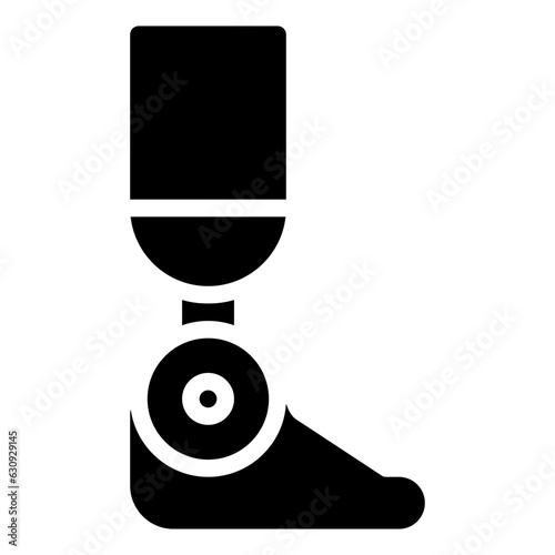 leg prosthesis icon