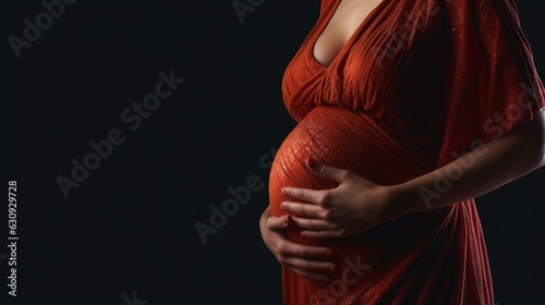 pregnant woman, pregnant belly, pregnancy, pregnant lady, motherhood, Generative ai