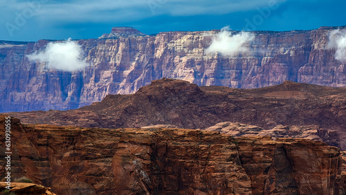 Clouds Between Plateaus Between Storms at Horseshoe Bend