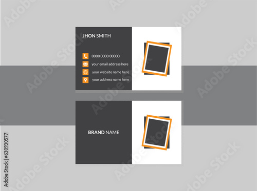 Clean Business Card templates, Rectangle design, New layout,