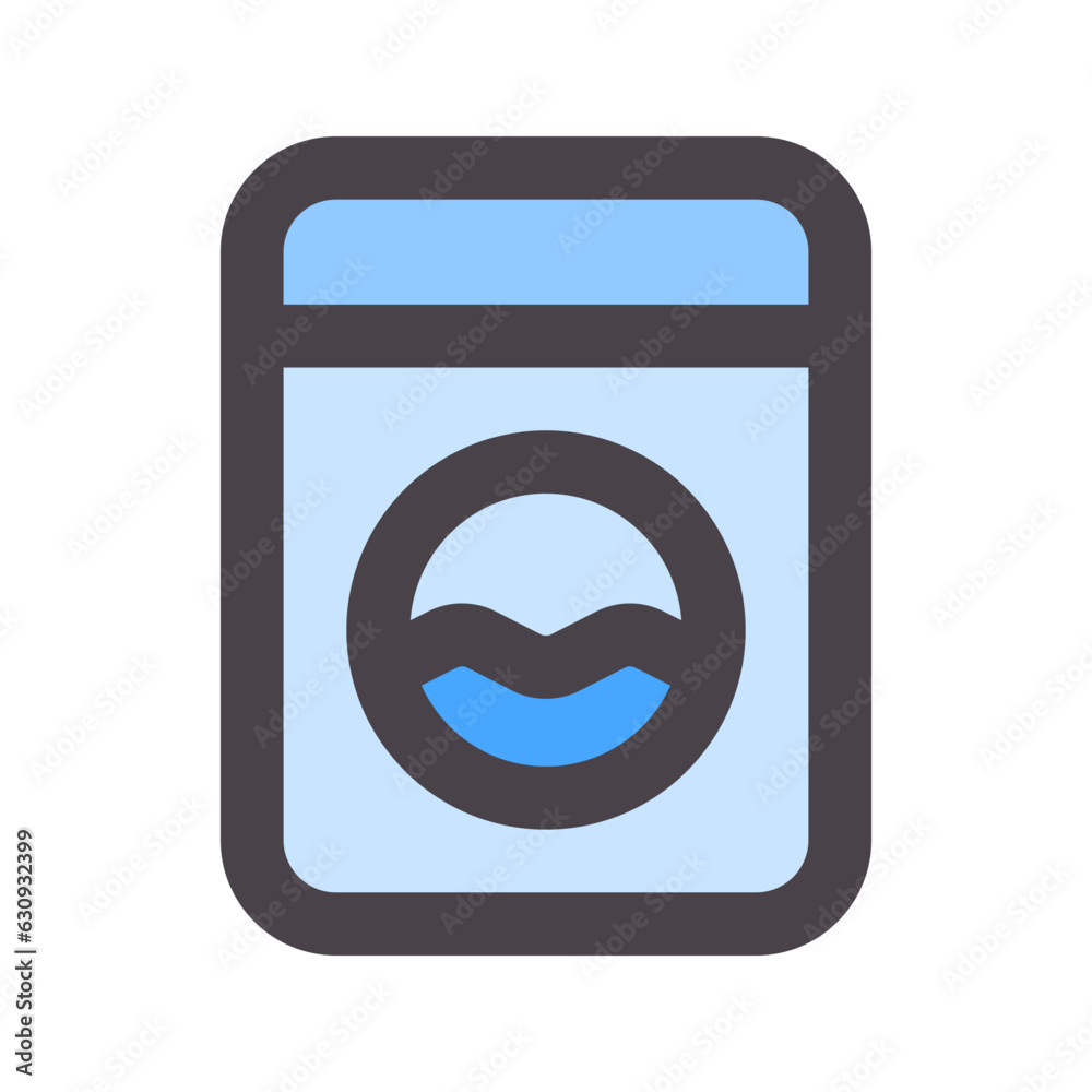 laundry service flat line icon laundry service flat line icon