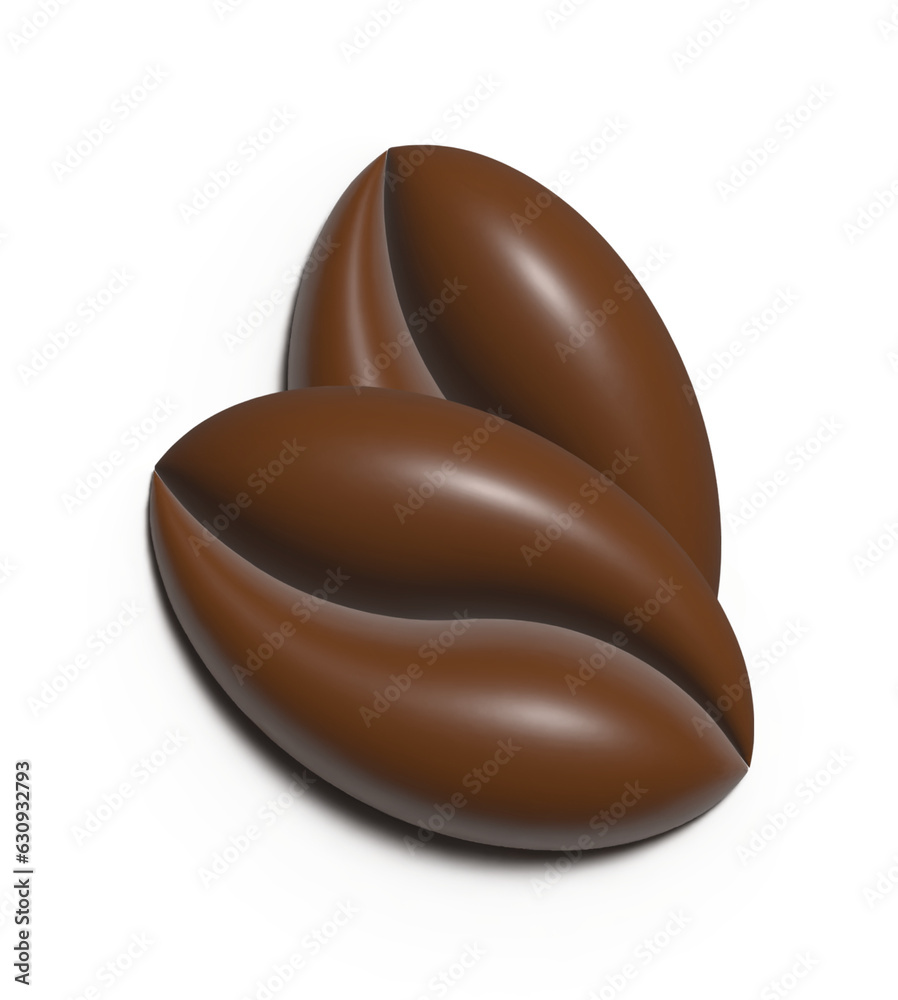 Obraz premium 3D coffee beans