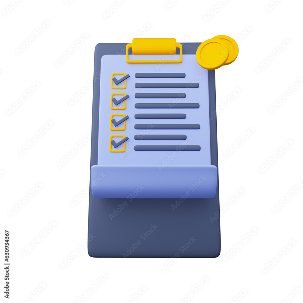 Financial planning 3d illustration Financial planning 3d illustration