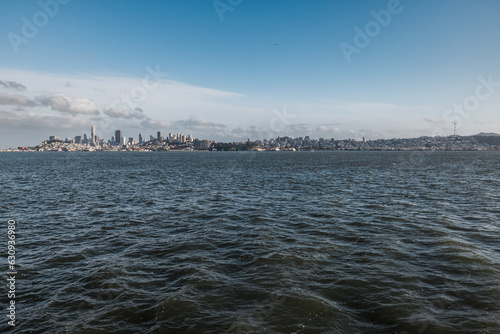 San Francisco skyline from the ocean