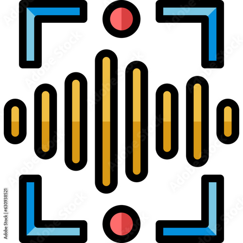 voice assistant filled outline icon