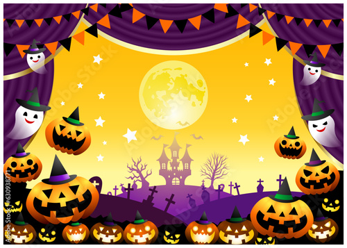 紫のハロウィーン劇場ヨコ