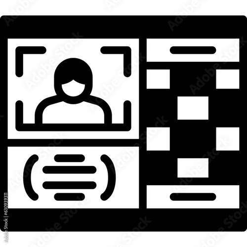 intercom solid line icon