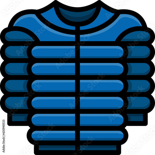 jacket filled outline icon