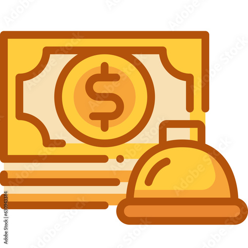 cash two tone icon
