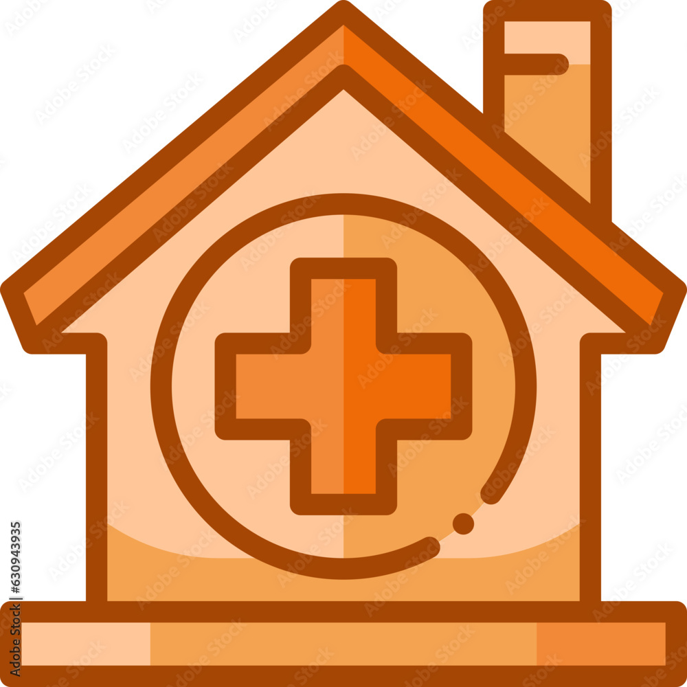 Fototapeta premium House cleaning two tone icon