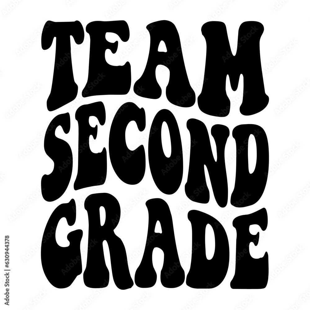 Team Second Grade Svg