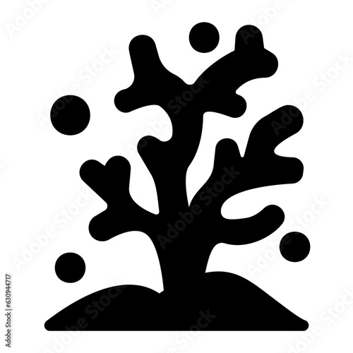 coral glyph icon