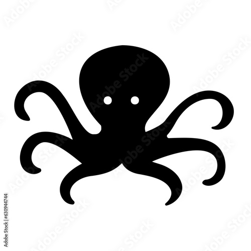 octopus glyph icon