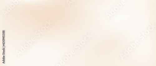 Smooth beige gradient background. Soft neutral liquid wallpaper. Universal nude color texture for banner, flyer, poster. Abstract blurred backdrop cover. Calm light vector illustration