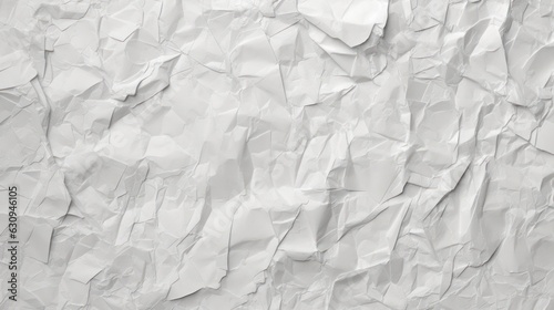 crumpled white paper texture background, high definition