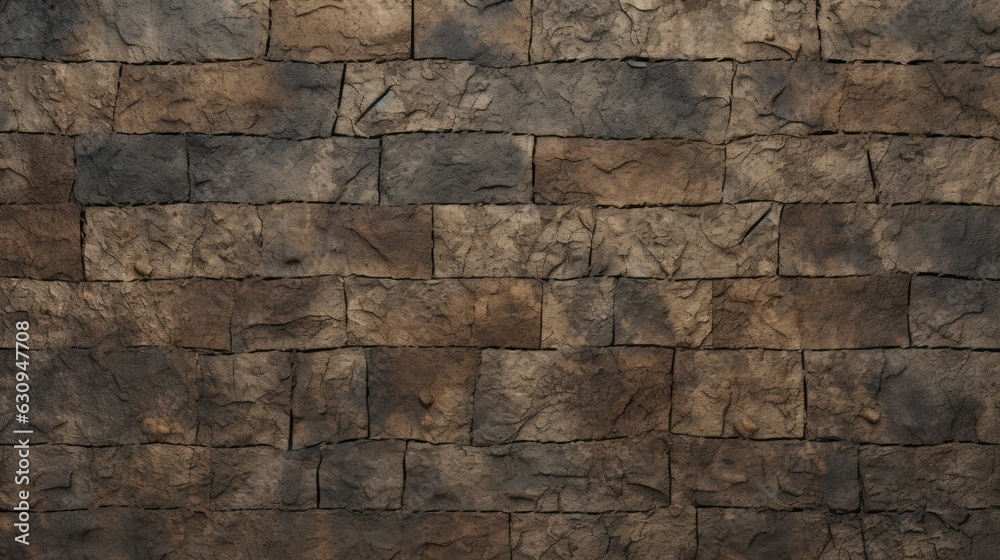 Obraz premium natural grey and brown stone wall texture