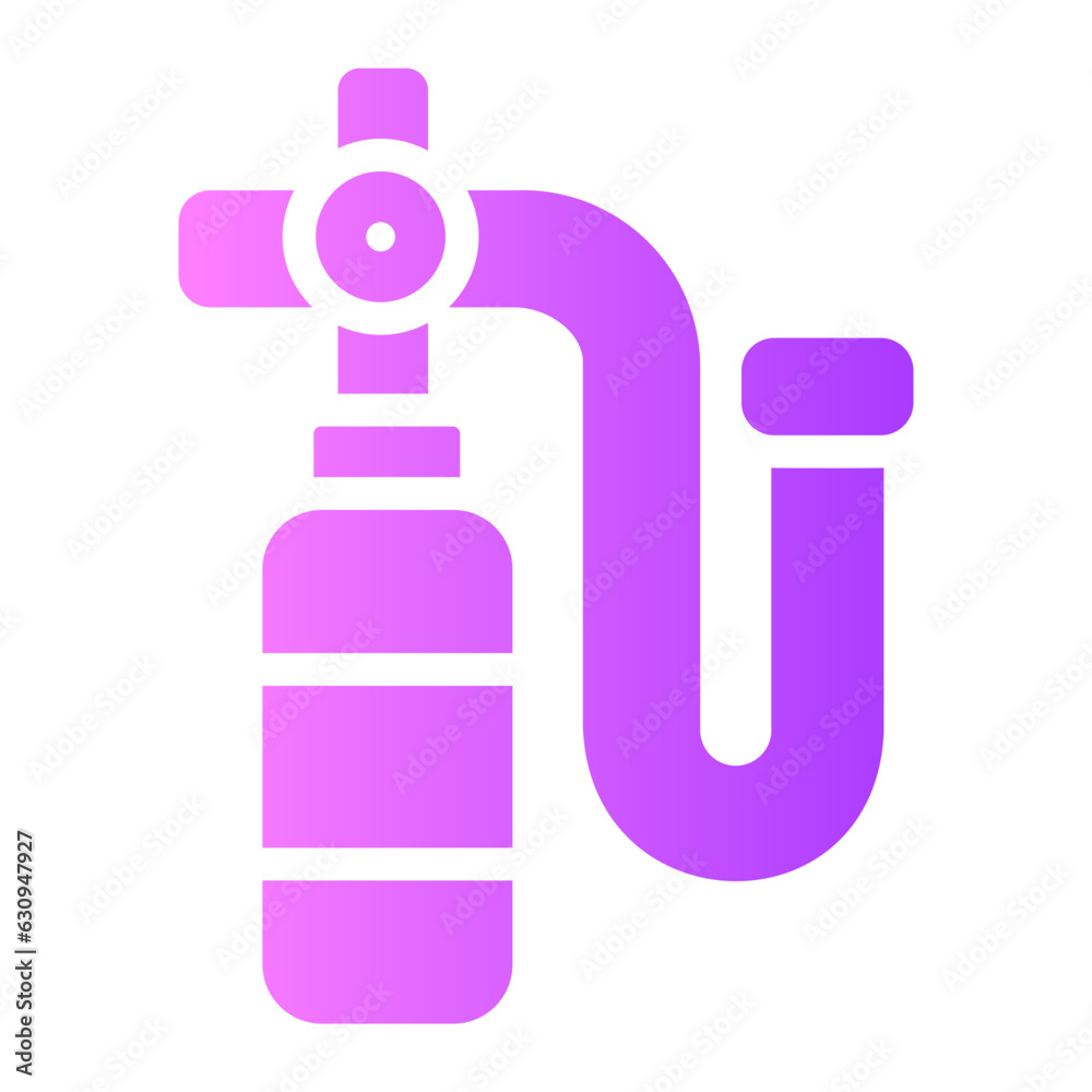 Fototapeta premium oxygen Gradient icon