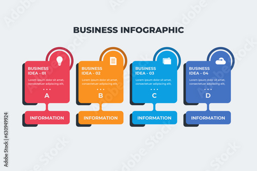 Company business infographic