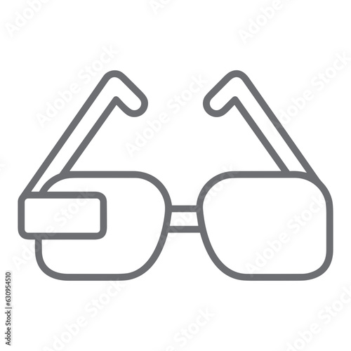 Glasses optical icon symbol image vector. Illustration of sunglasses protection eyesight graphic design image.