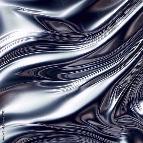 texture of polished silver