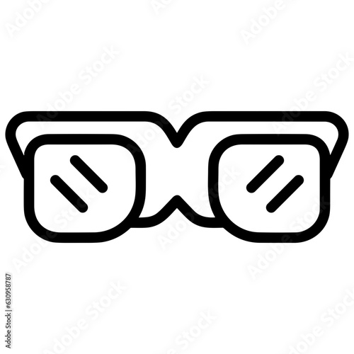 Glasses optical icon symbol image vector. Illustration of sunglasses protection eyesight graphic design image