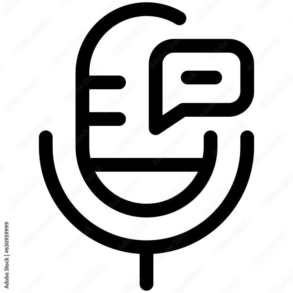 Obraz premium microphone icon