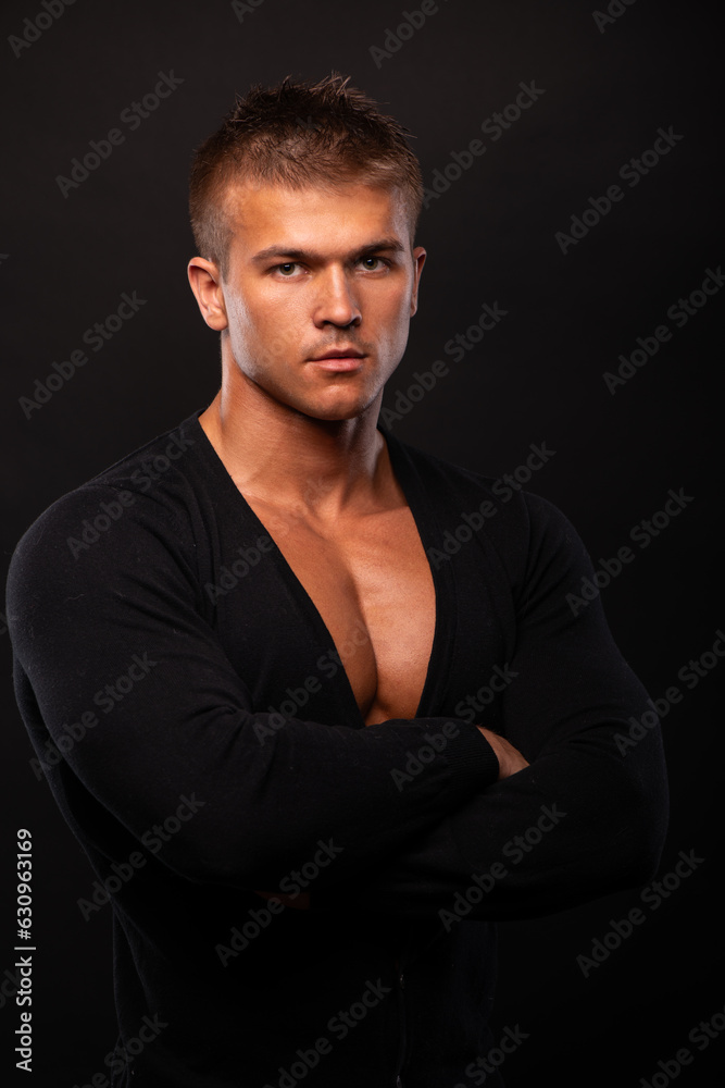 Fitness male model in studio Fitness male model in studio