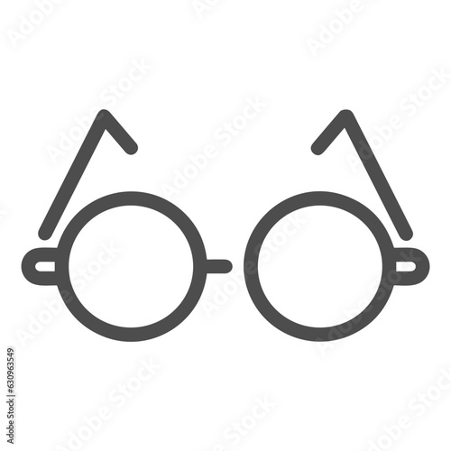 Glasses optical icon symbol image vector. Illustration of sunglasses protection eyesight graphic design image