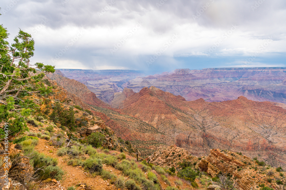 Obraz premium Grand Canyon Arizona South and North Rim