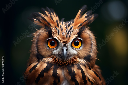 An owl turning its head © Ployker