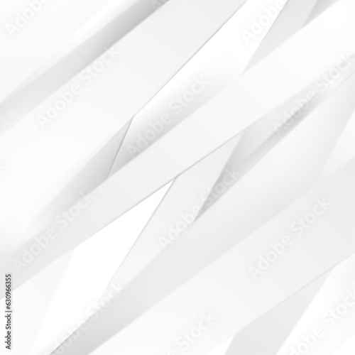 Grey white smooth stripes abstract geometric background. Vector design