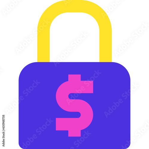 security financial flat icon