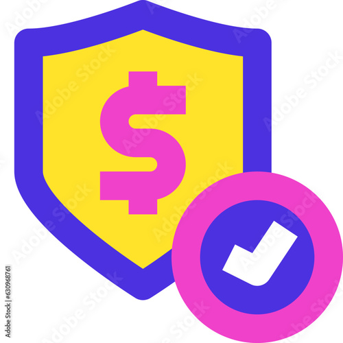 reliability financial flat icon