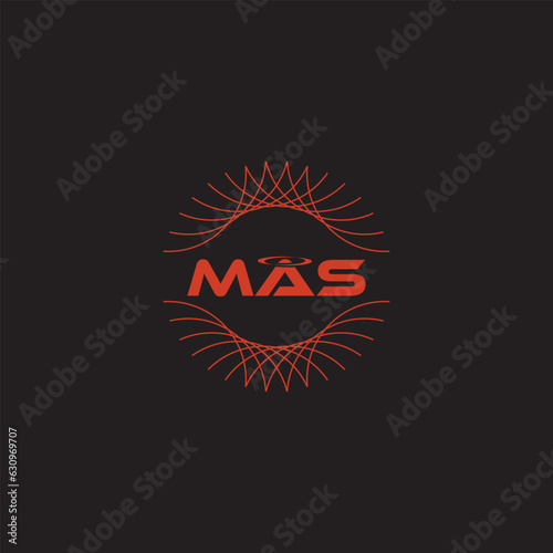 Modern, Creative and Abstract Alphabet letters monogram logo MAS © Mostafa75