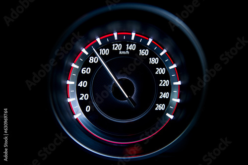 90 Kilometers per hour,light with car mileage with black background,number of speed,Odometer of car.