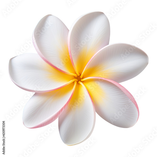 frangipani flower  isolated on a transparent background