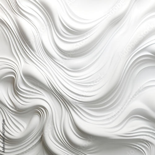 Abstract white paper wave curve lines design, luxury texture with smooth and clean subtle background