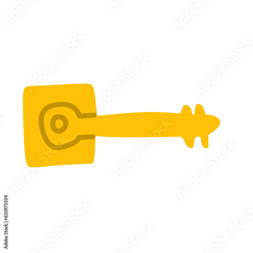 golden doorknob element